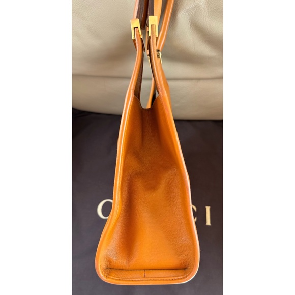 Certified Authentic Vintage Gucci Jackie Leather Dual Shoulder Handles Bag, COA - Picture 6 of 15